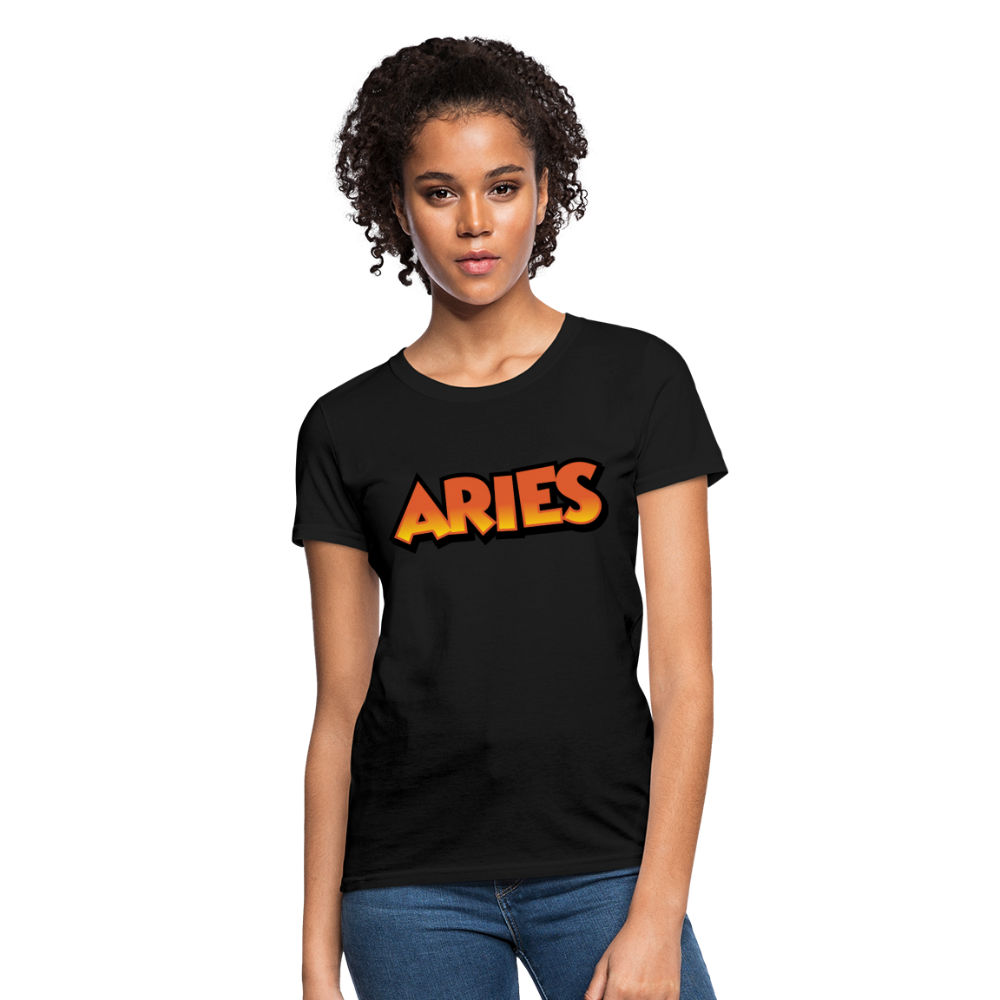 Women's Aries New Design T-Shirt - black