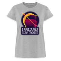 Thumbnail for Women's Glow Sagittarius Relaxed Fit T-Shirt - heather gray