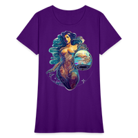 Thumbnail for Women's Mythical Aquarius T-Shirt - purple