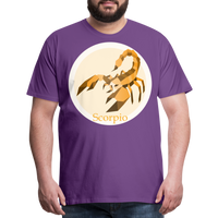 Thumbnail for Men's Mosaic Scorpio Premium T-Shirt - purple