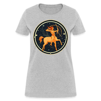 Thumbnail for Women's Mystic Sagittarius T-Shirt - heather gray