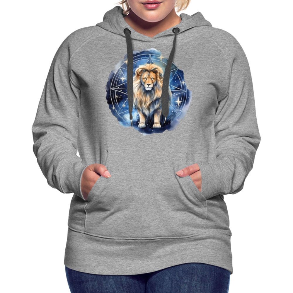 Women’s Mythical Leo Premium Hoodie - heather grey