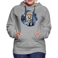 Thumbnail for Women’s Mythical Leo Premium Hoodie - heather grey