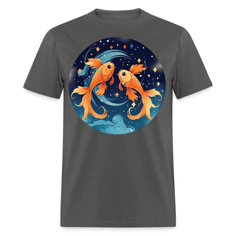 Men's Magic Pisces Classic T-Shirt - charcoal