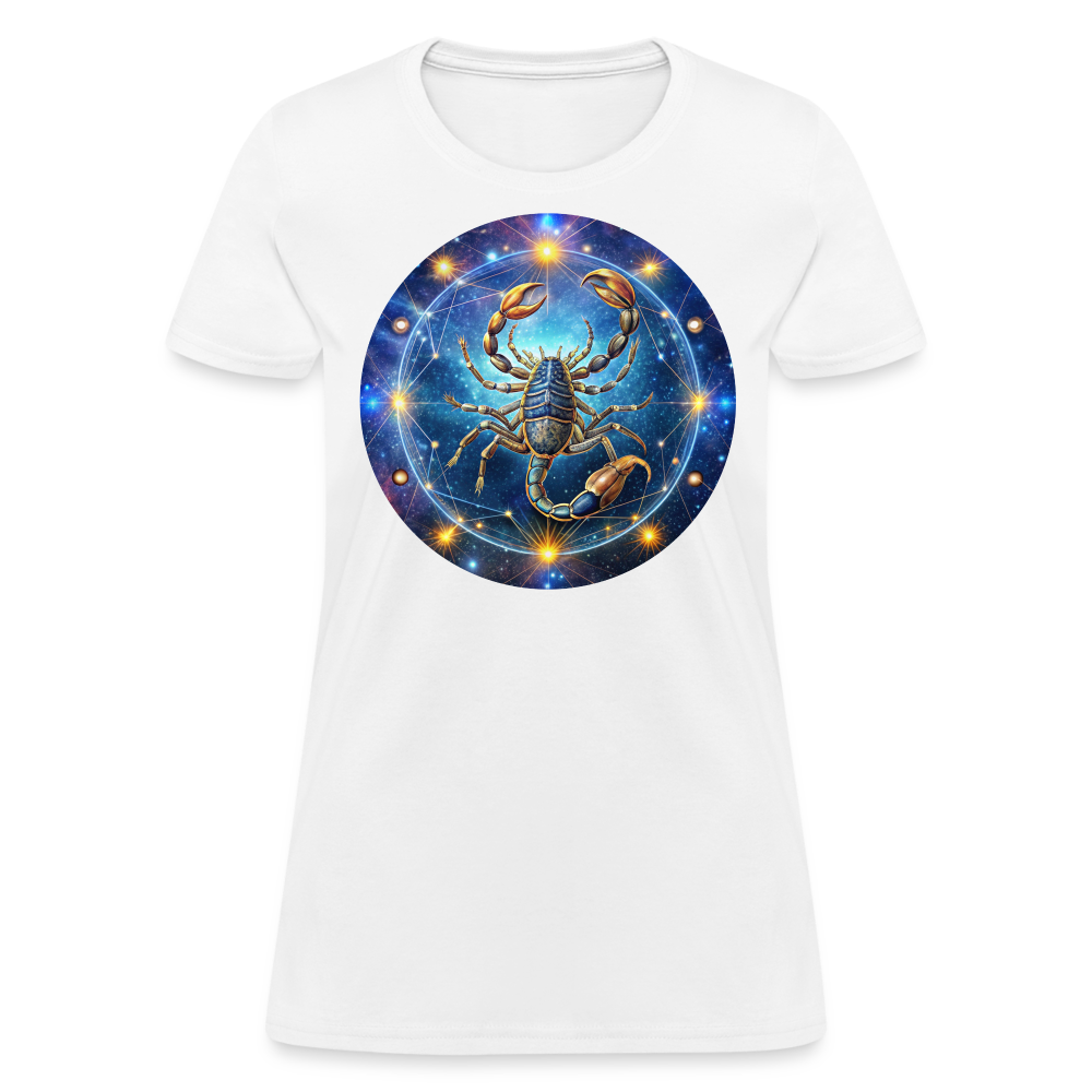 Women's Symbol Scorpio T-Shirt - white