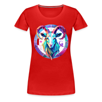 Thumbnail for Women’s Mythical Aries Premium T-Shirt - red