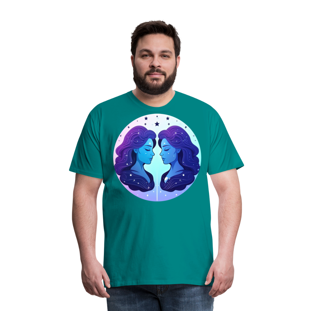 Men's Magic Gemini Premium T-Shirt - teal