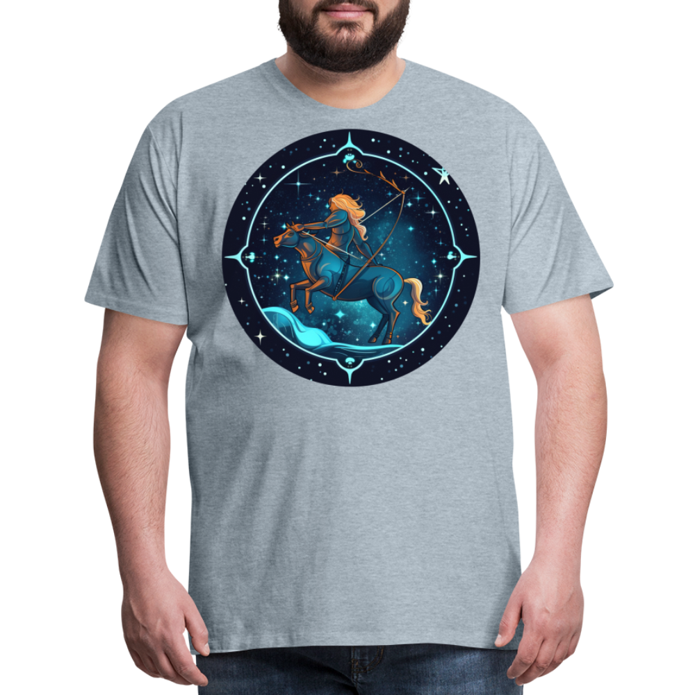 Men's Magic Sagittarius Premium T-Shirt - heather ice blue