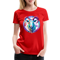 Thumbnail for Women’s Mythical Aries Premium T-Shirt - red