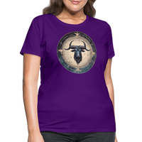 Thumbnail for Women's Mythical Taurus T-Shirt - purple