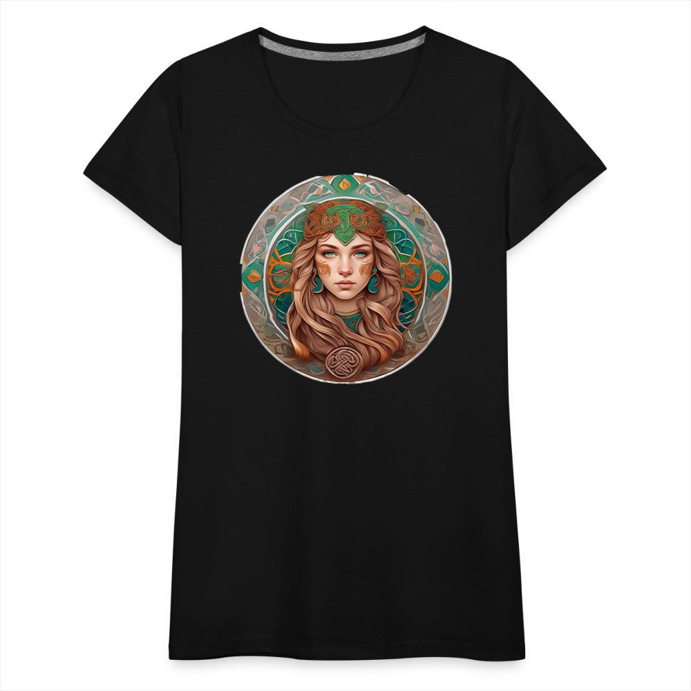 Women’s Mythical Virgo Premium T-Shirt - black