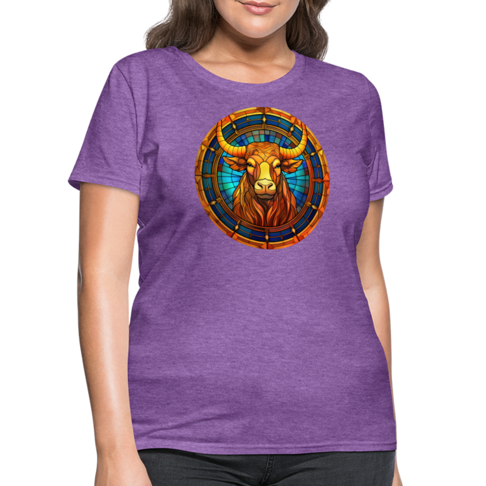 Women's Mosaic Taurus T-Shirt - purple heather