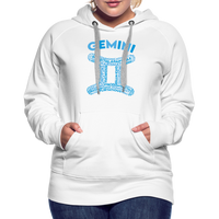 Thumbnail for Women's Power Words Gemini Premium Hoodie - white