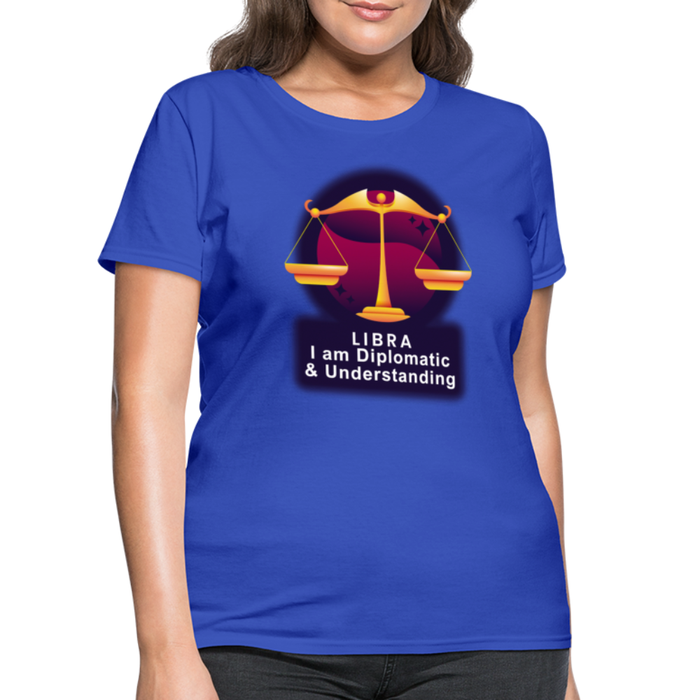 Women's Glow Libra T-Shirt - royal blue