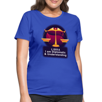 Thumbnail for Women's Glow Libra T-Shirt - royal blue