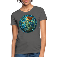 Thumbnail for Women's Mosaic Aquarius T-Shirt - charcoal