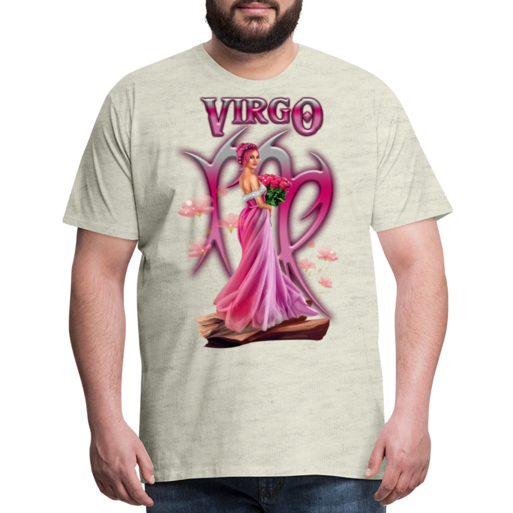 Men's Astral Virgo Premium T-Shirt - heather oatmeal