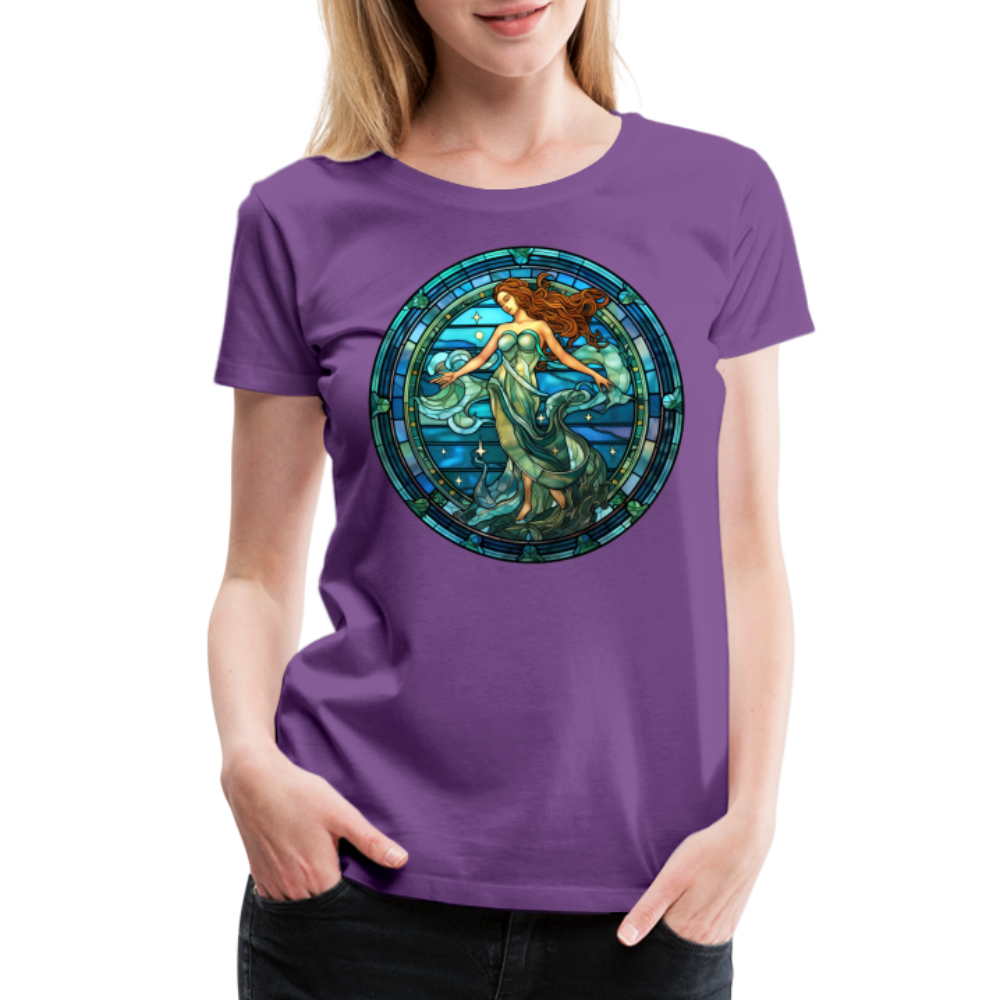 Women’s Mosaic Aquarius Premium T-Shirt - purple