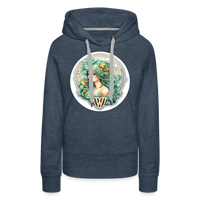 Thumbnail for Women’s Symbol Virgo Premium Hoodie - heather denim