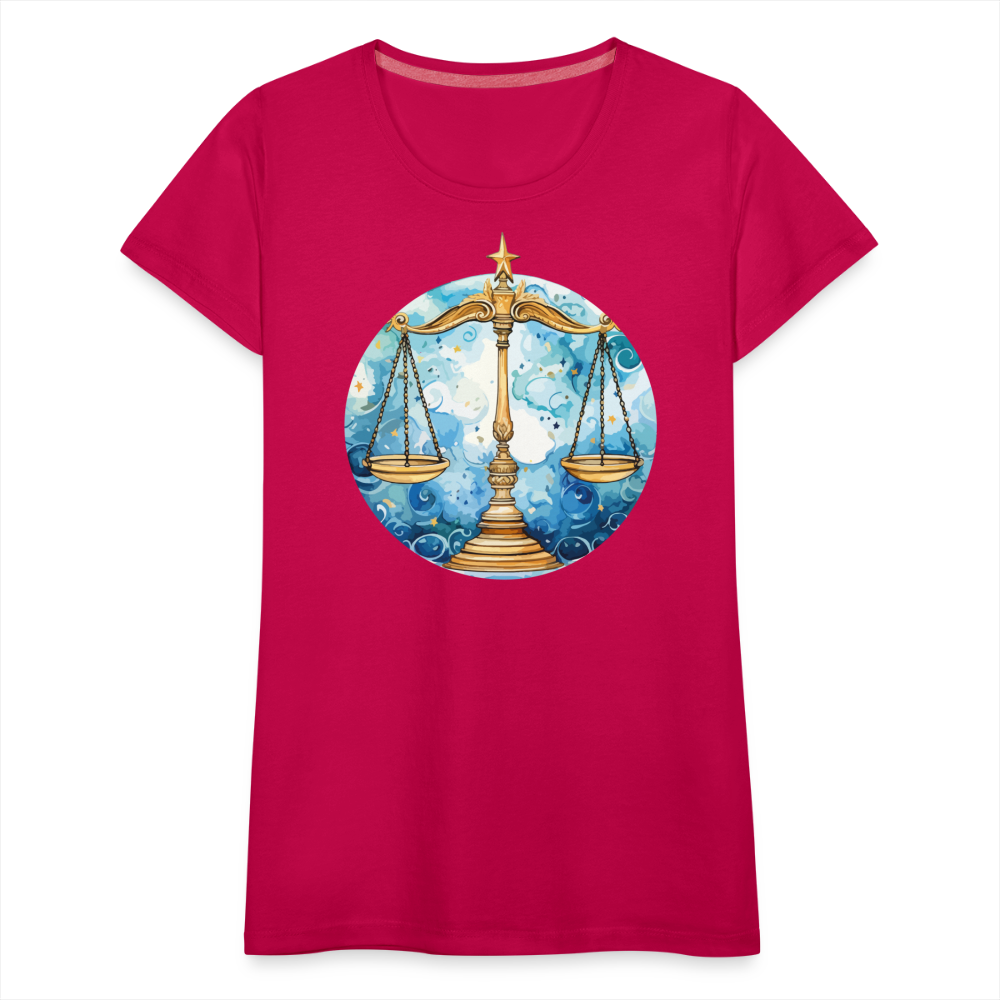 Women’sMythical Libra Premium T-Shirt - dark pink