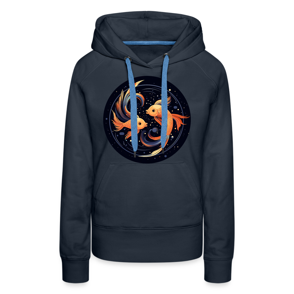 Women’s Mystic Pisces Premium Hoodie - navy