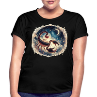 Thumbnail for Women's Neon Scorpio Relaxed Fit T-Shirt - black