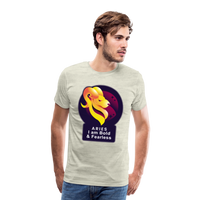 Thumbnail for Men's Glow Aries Premium T-Shirt - heather oatmeal