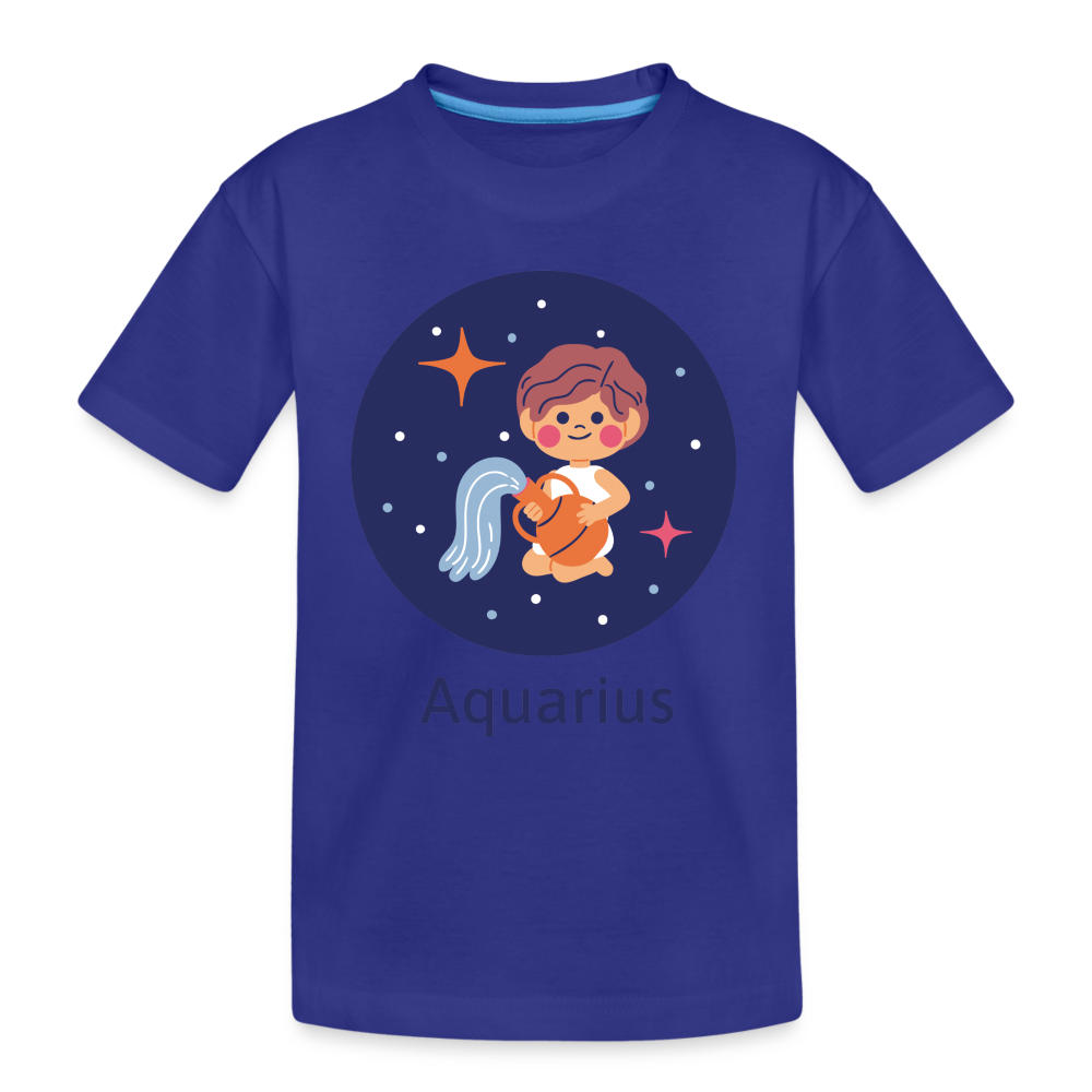 Kid’s Bluey Aquarius Premium Organic T-Shirt - royal blue