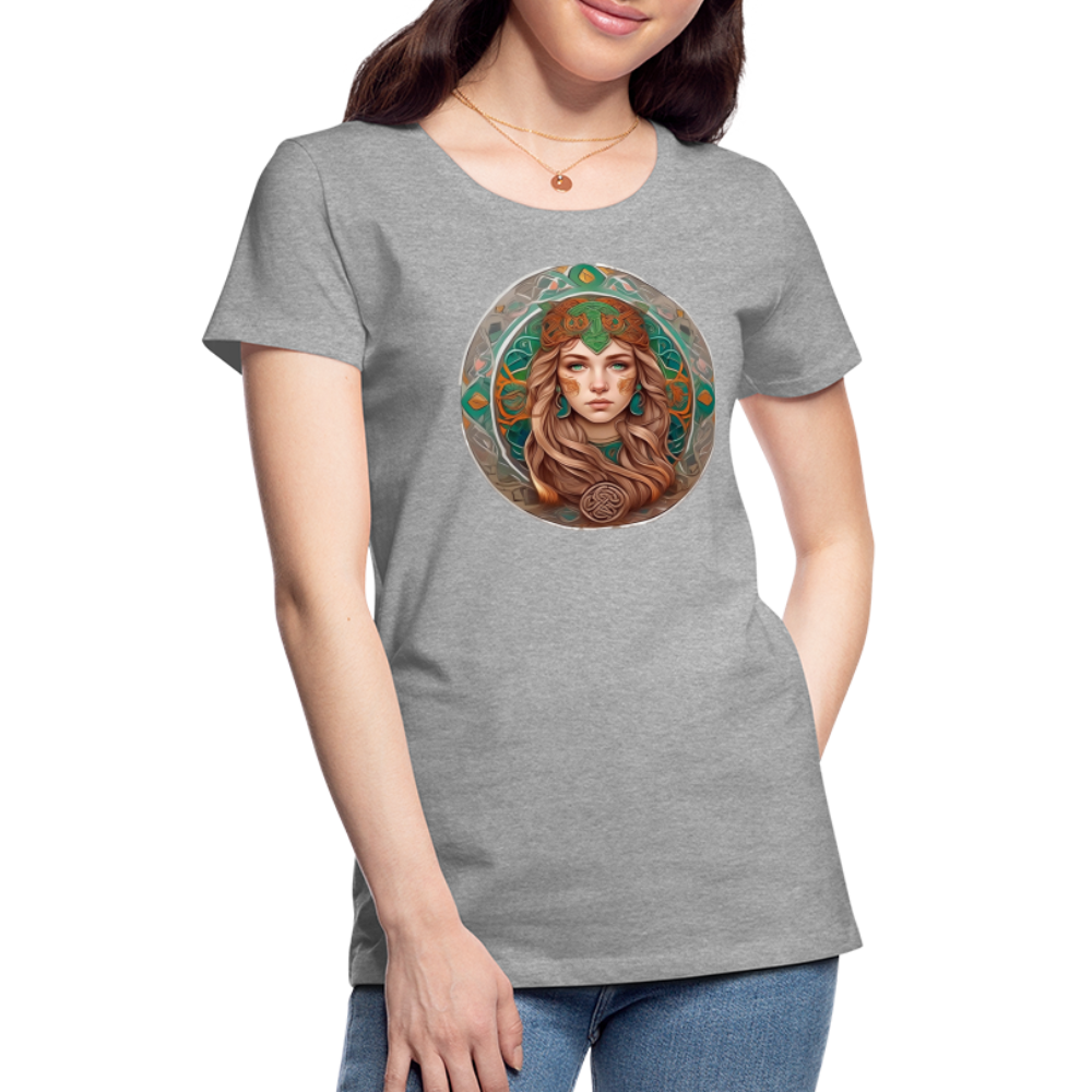 Women’s Mythical Virgo Premium T-Shirt - heather gray