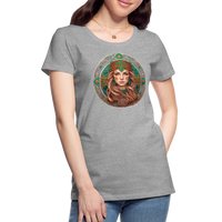 Thumbnail for Women’s Mythical Virgo Premium T-Shirt - heather gray