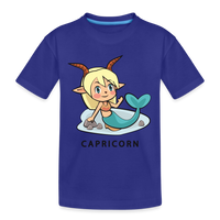 Thumbnail for Kid’s Sweet Astro Capricorn Premium Organic T-Shirt - royal blue