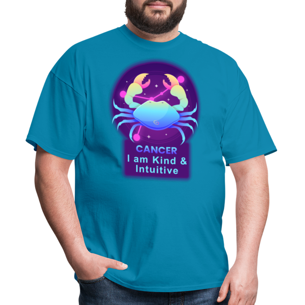 Men's Neon Cancer Classic T-Shirt - turquoise