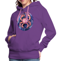 Thumbnail for Women’s Mythical Cancer Premium Hoodie - purple 