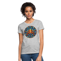 Thumbnail for Women's Mosaic Cancer T-Shirt - heather gray