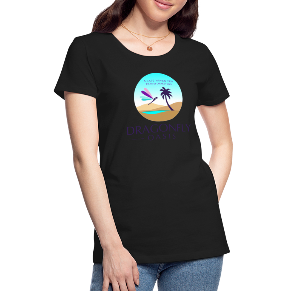 Women's Dragonfly Oasis V.1 Premium T-Shirt - black