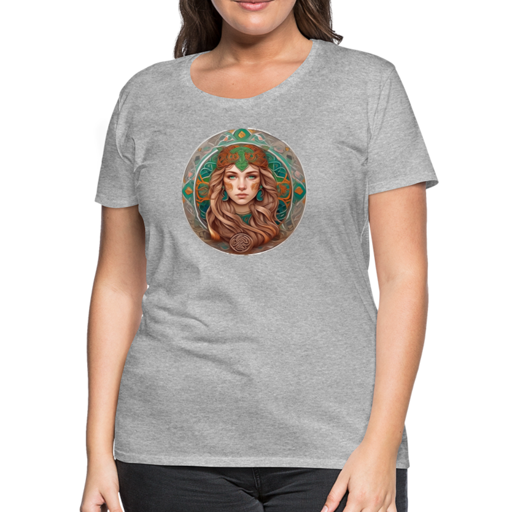 Women’s Mythical Virgo Premium T-Shirt - heather gray