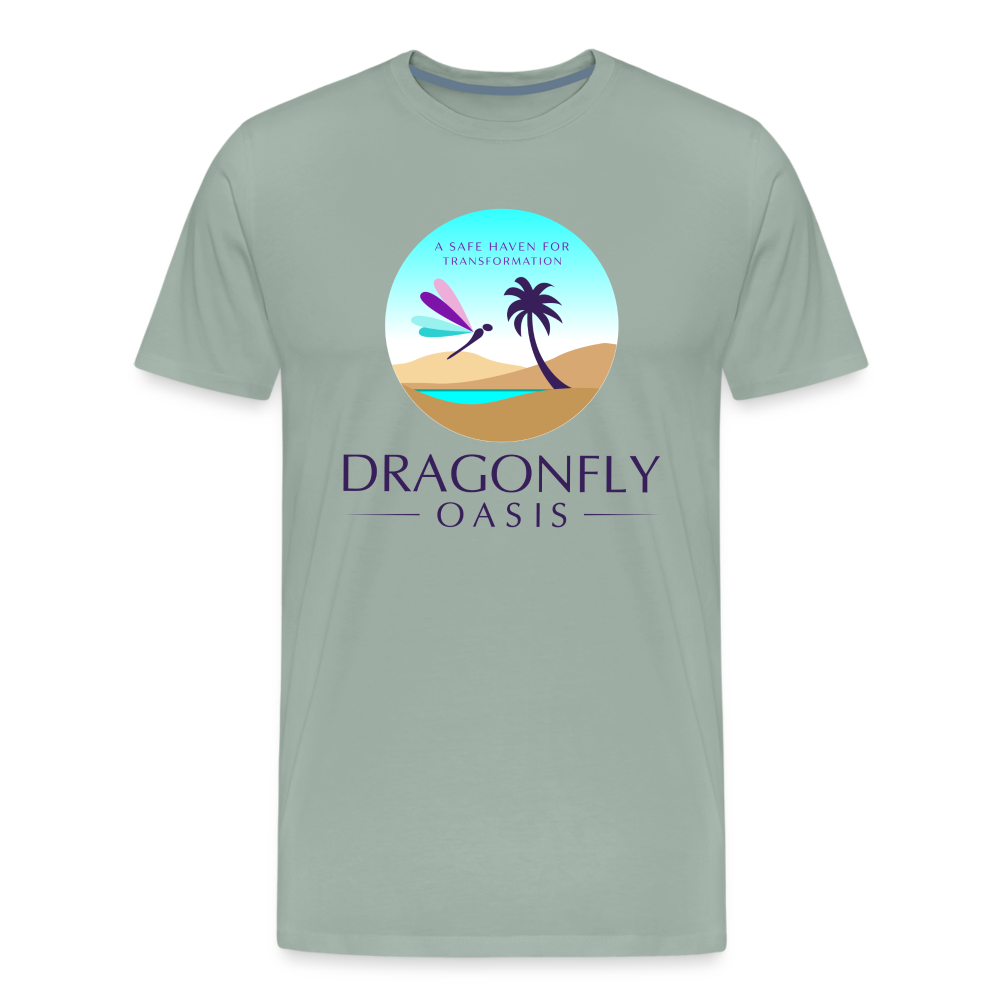 Men's Dragonfly Oasis V.1 Premium T-Shirt - steel green