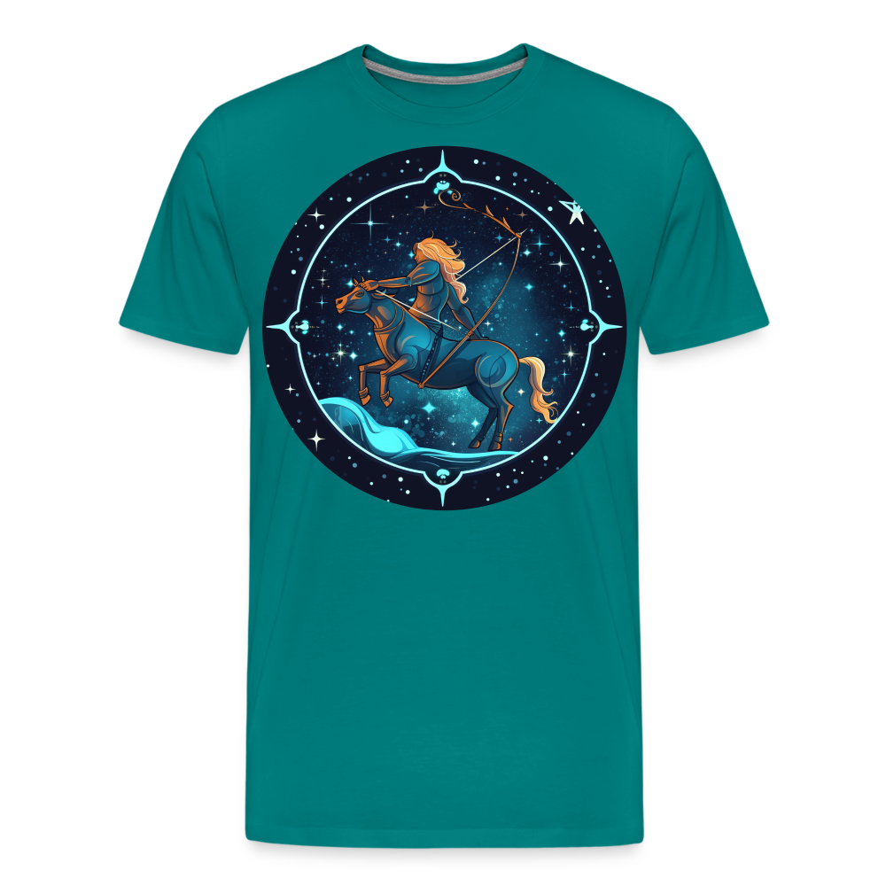 Men's Magic Sagittarius Premium T-Shirt - teal