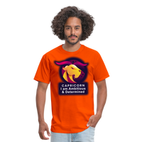 Thumbnail for Men's Glow Capricorn Classic T-Shirt - orange