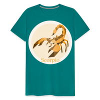 Thumbnail for Men's Mosaic Scorpio Premium T-Shirt - teal