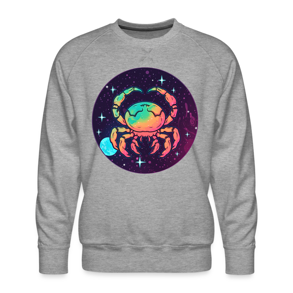 Men’s Mystic Cancer Premium Sweatshirt - heather grey