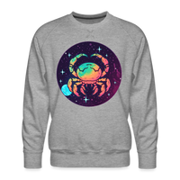 Thumbnail for Men’s Mystic Cancer Premium Sweatshirt - heather grey