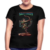 Thumbnail for Women's Astral Sagittarius Relaxed Fit T-Shirt - black