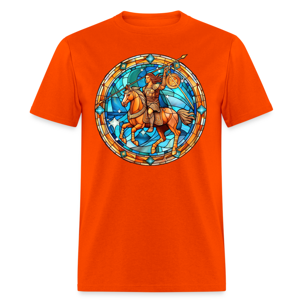 Men's Mosaic Sagittarius Classic T-Shirt - orange