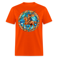 Thumbnail for Men's Mosaic Sagittarius Classic T-Shirt - orange