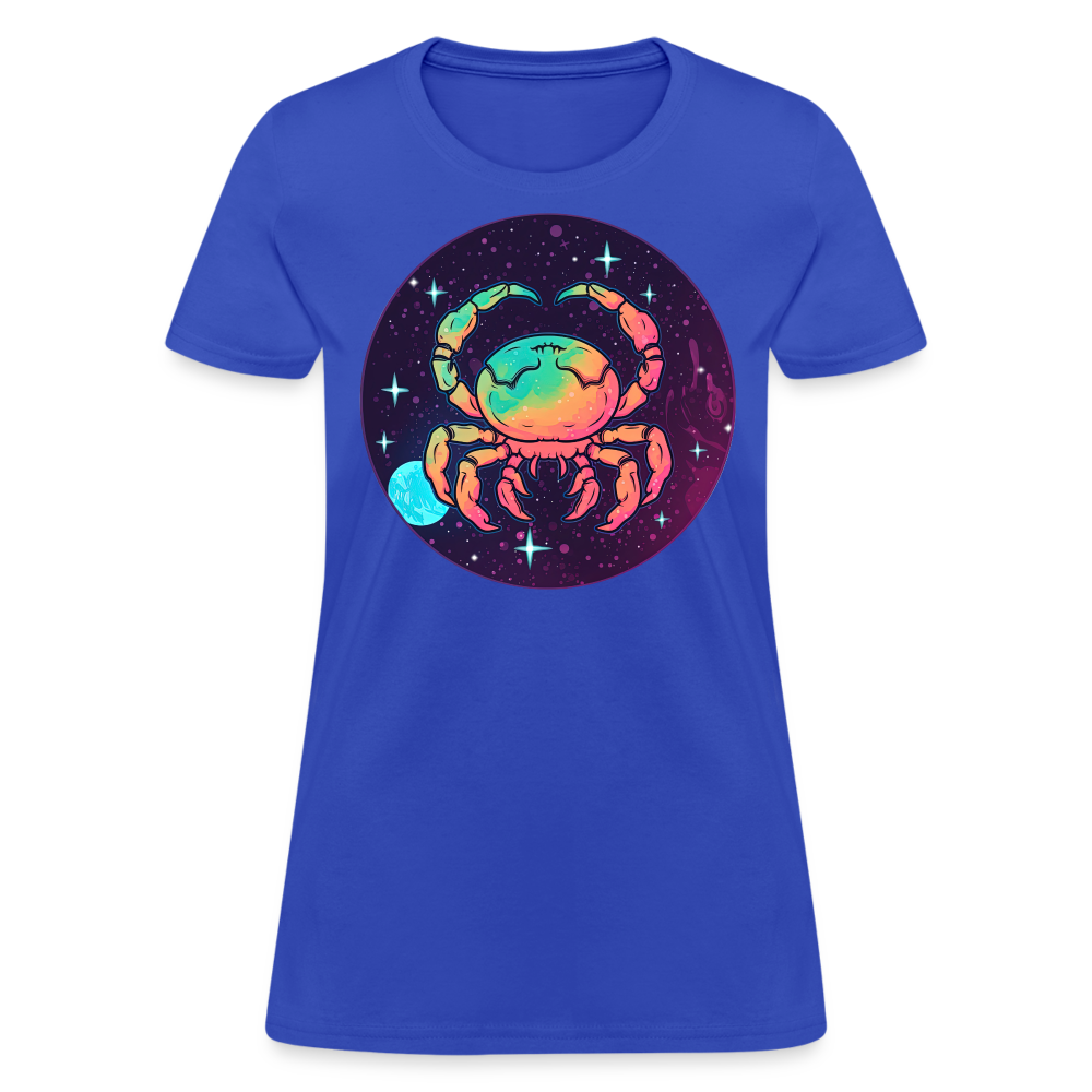 Women's Mystic Cancer T-Shirt - royal blue