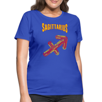 Thumbnail for Women's Power Words Sagittarius T-Shirt - royal blue