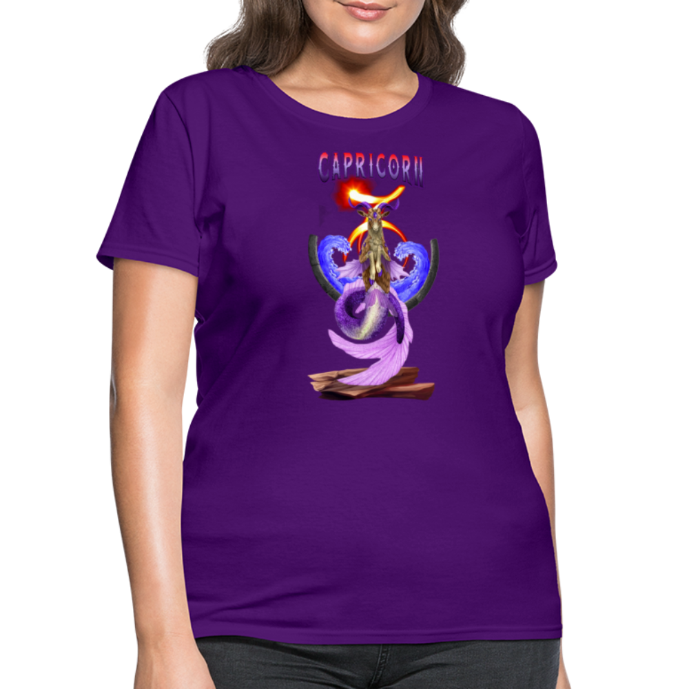 Astral Capricorn Women's T-Shirt - purple