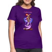 Thumbnail for Astral Capricorn Women's T-Shirt - purple