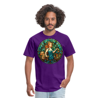 Thumbnail for Men's Mosaic Virgo Classic T-Shirt - purple